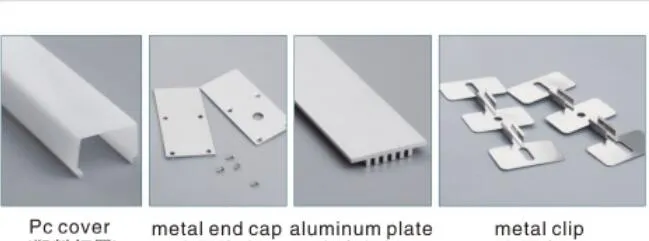 Profilo in alluminio largo OEM di vendita caldo di trasporto libero la striscia principale secondo il vostro disegno 2m/pcs 20m/lotto