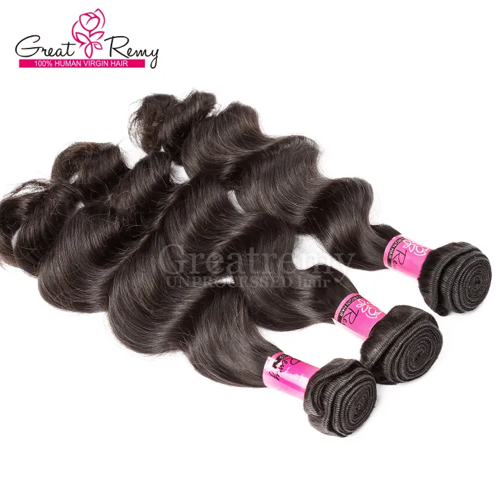 Indian hair cheap price remy hair bundles natural black loose deep wave Indian human hair weavings dhgate greatremy sell