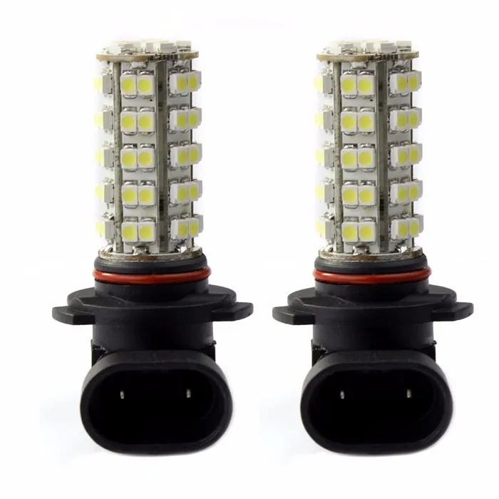 9005 Headlight HB3 LED Bulbs, H10 68 LED Car Lights 3528 SMD, 12V White ...