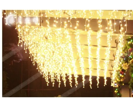 9M * 1M 450 LEDS vacances éclairage cordes de noël rideau lumières guirlande lustre pour la maison jardin bar décoration extérieure