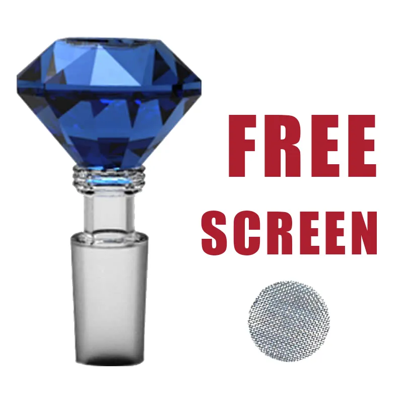 Formax420 18/19mm 유리 다이아몬드 보울 허브 홀더 3 색 5 개의 무료 화면 무료 배송