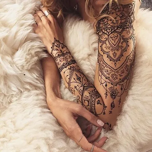 Pintura para tatuaje de Henna de alta calidad para arte corporal, pasta de Henna para tatuaje Natural Inaian para dibujo corporal, tatuajes árabes marrones 8488381