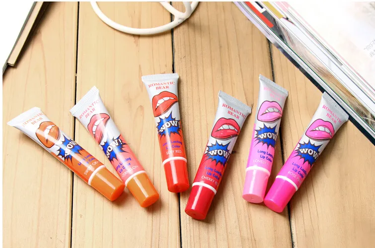 Waterproof Lips Gloss Romantic Bear lipgloss Magic Peel Off Mask Tint Long Lasting Liquid Lipsticks Cosmetics3443060