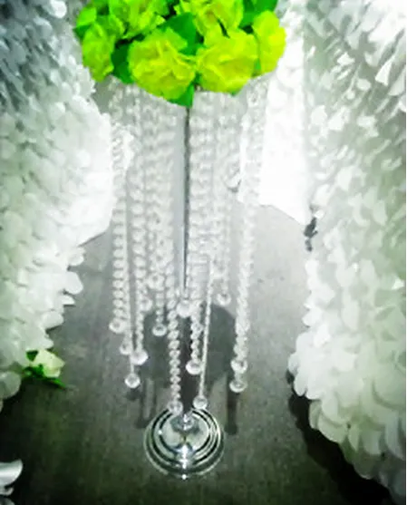 Gratis verzending 10 stks / partijen acryl bruiloft middelpunt / bruiloft bloem staan