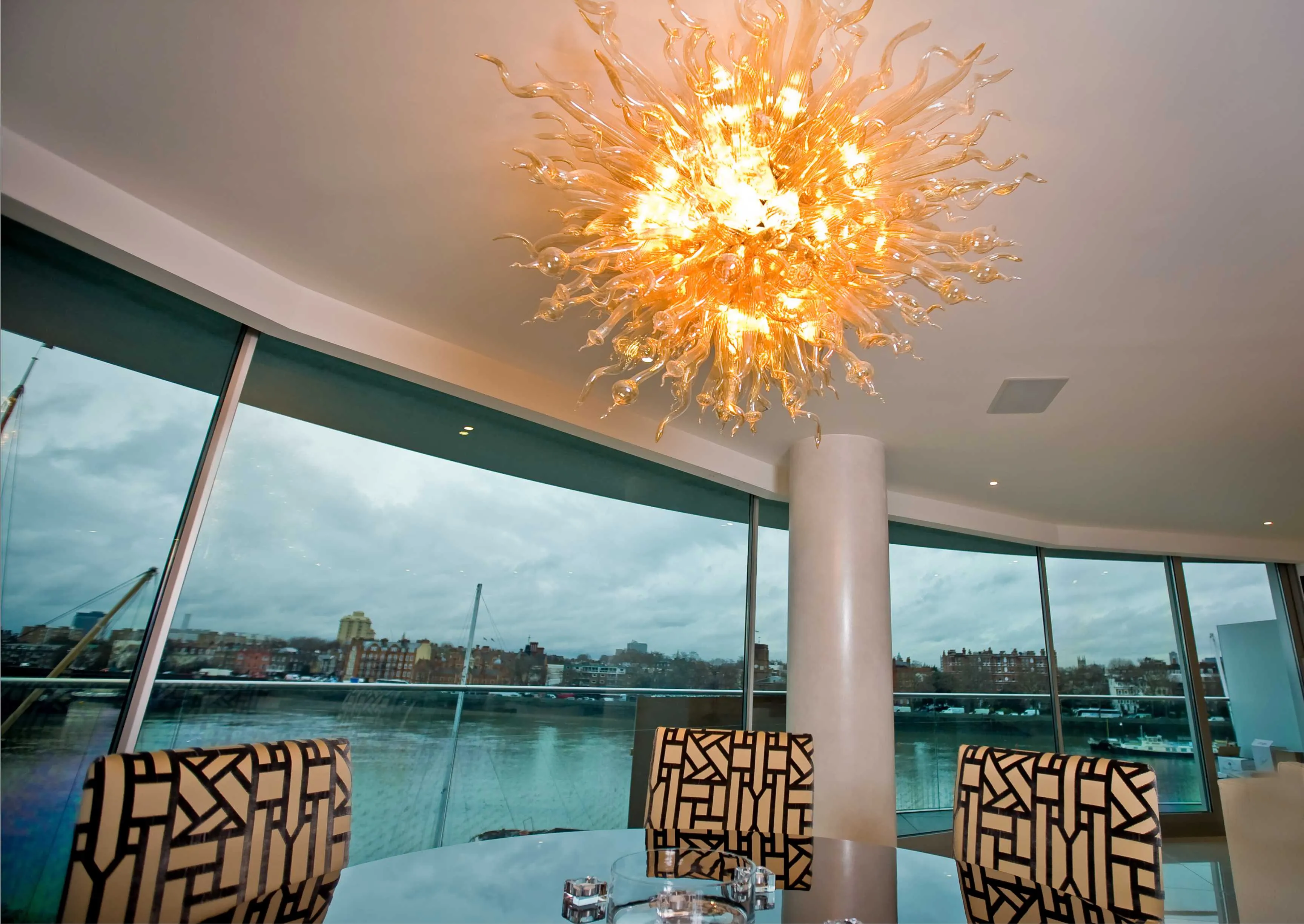 Lowes sea discount glass chandelier