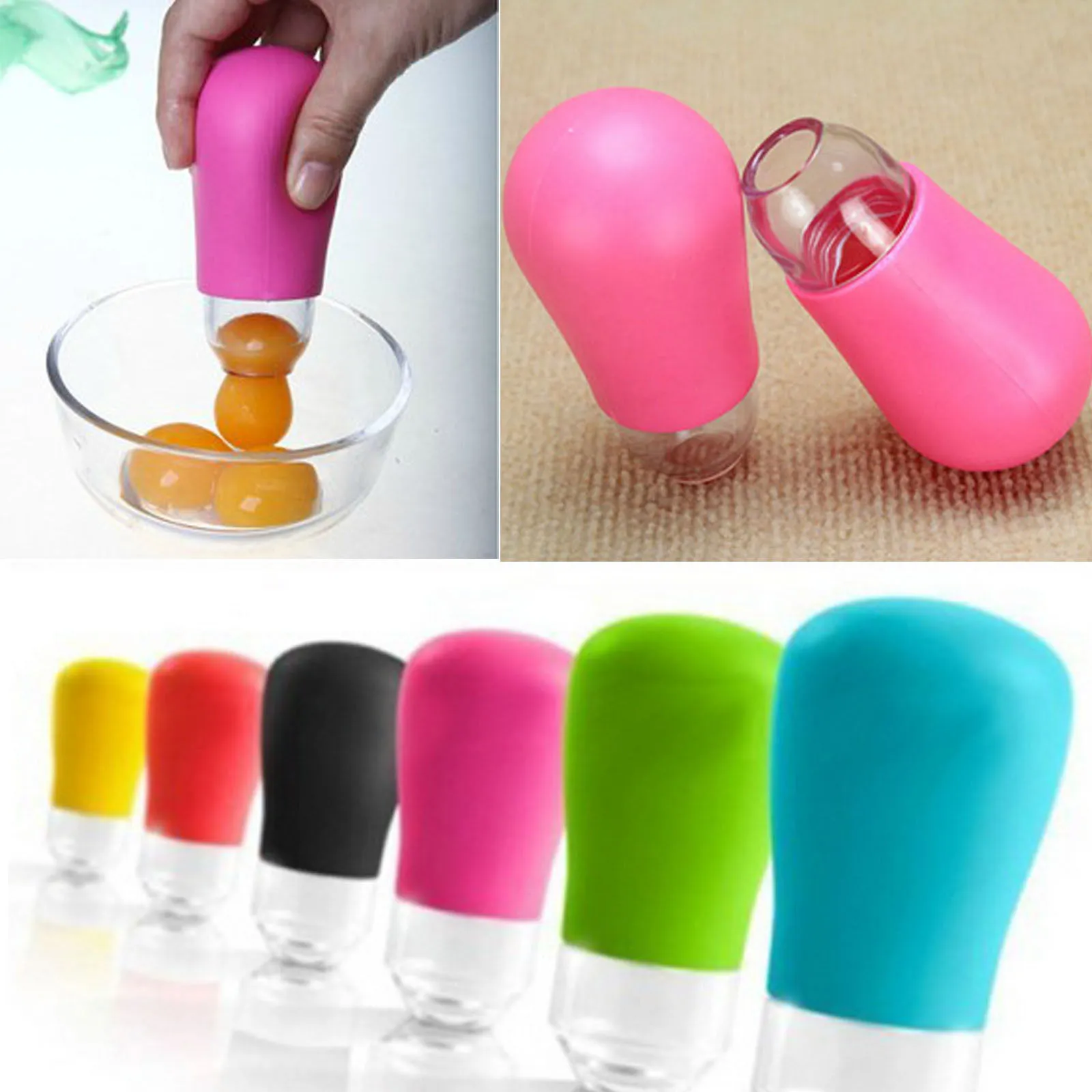 Silicone Eggs White Separator Yolk Extractor Divider Hem Kök Tool E00050 Bar