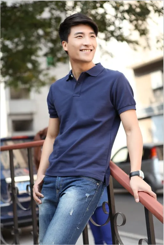 Polo Shirt Wholesale: Fashion Mens Tops 100% Cotton Short Sleeve