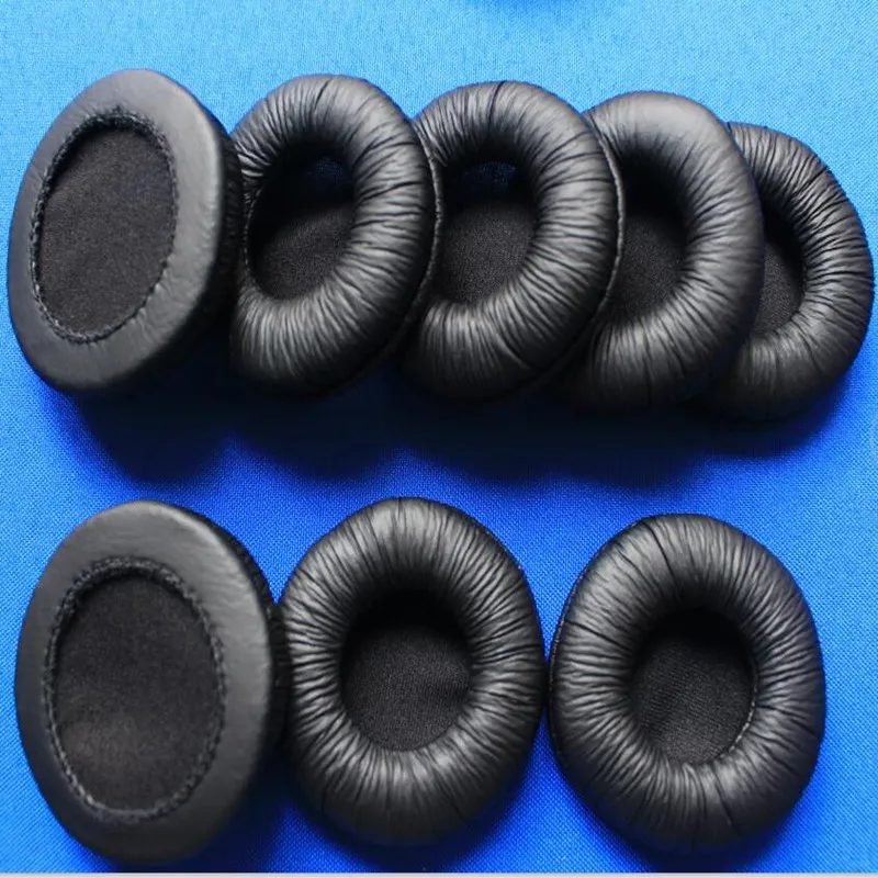 es de coussinets d'oreille en similicuir de 60mm, Kit d'oreillettes de remplacement pour casque, diamètre universel 6cm4675877