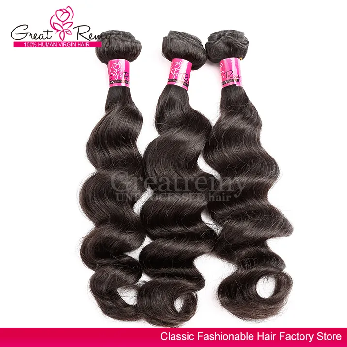 Indian hair cheap price remy hair bundles natural black loose deep wave Indian human hair weavings dhgate greatremy sell