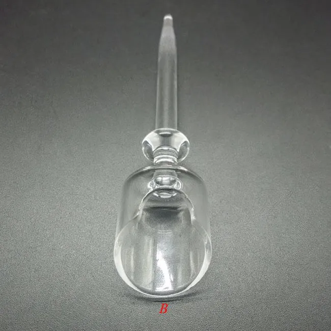 High Quality Quartz Nails Carb Caps Domeless Quartz Banger Nail With 18mm Universal Hookah Glass Bong Smoking Water Pipe VS Titanium Nails