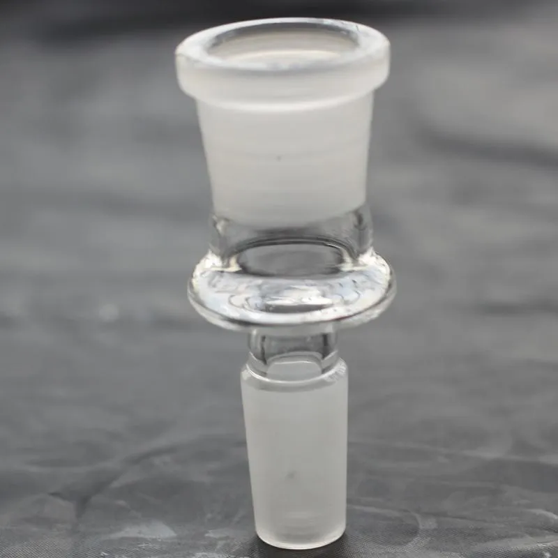 Adattatore tubi dell'acqua in vetro adattatore a discesa in vetro all'ingrosso con adattatore maschio-maschio adattatore maschio-femmina 10mm 14mm 18mm