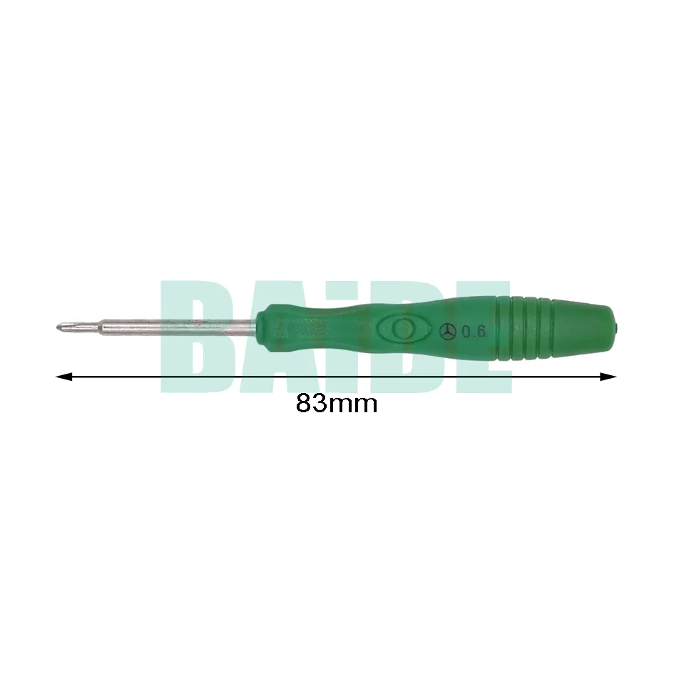 New Chegou 0,6 Y fenda 83 milímetros verde Mini 0.6Y chave de fenda para iPhone7 Além disso Repair Tool Ferramentas manuais / 