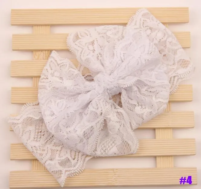 Fashion Baby Girl Headbands Lace Big Bow Hair Band Baby Accessories Head Wrap Band Acessories