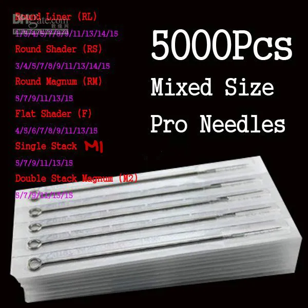 Wholesale 5000PCSの盛り合わせ式の滅菌Sのマックスサイズ電源インクカップのヒントキット