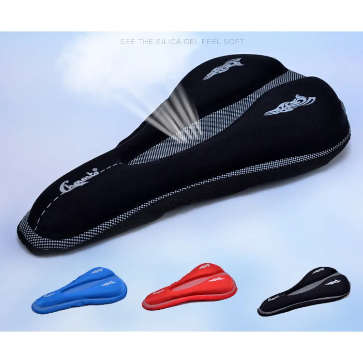 Fietsen Silicone Seat Saddle Cover Bike Soft Pad Fietszadel Case Silica Gel Kussen Seat Cover