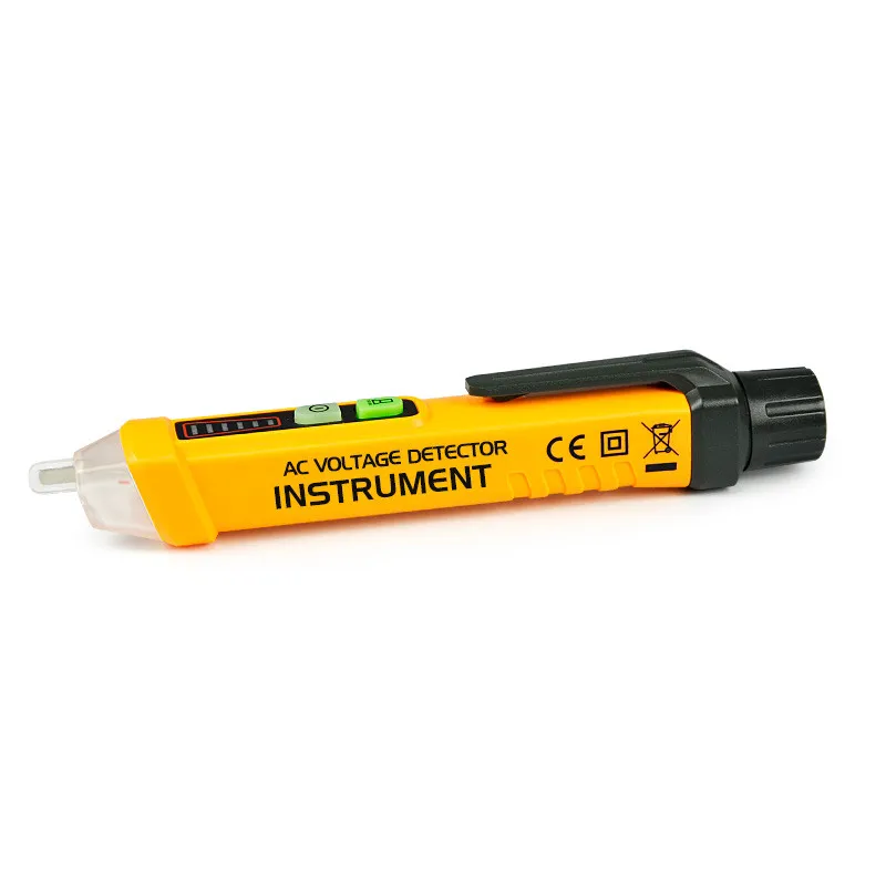 Stylo Testeur De Tension Sans Contact PEAKMETER PM8908C - Détection AC 12-1000V, Lampe Torche, Alarme Sonore Et Lumineuse - 3