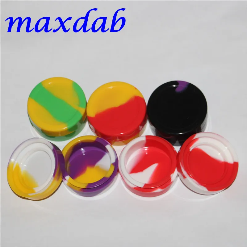 55*28mm 22ml Recipientes antiaderentes Caixa de silicone Recipiente de silicone Dabber FDA Aprovou Jars Dab Storage Rubber for Concentrate Oil