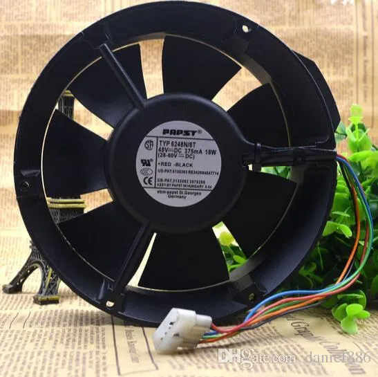 Papst TYP6248N / 8T 170 * 170 * 50 48V 17cm 18W 5 Wire Cabinet Inverter Fan