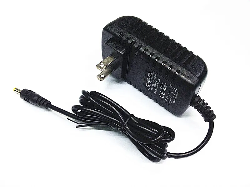 12V 2A AC/DC Wall Power Charger Adapter för Dynex Portable DVD Player DX-P7DVD11