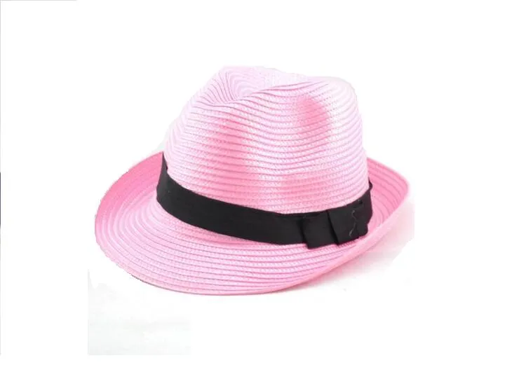 패션 여성 망 Unisex 페도라 Trilby 갱스 터 모자 여름 해변 태양 밀짚 파나마 모자 여성 재즈 모자