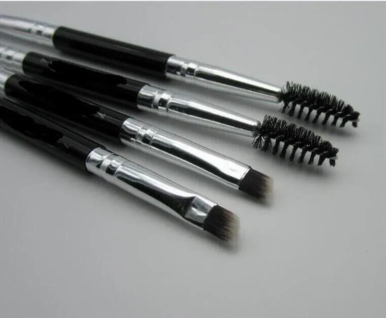 Makeup Eye Brow Eyebrow Brush 12 # 7 # 15 # 20 # Syntetisk Duo Makeup Brushes Double Eyebrow Brushes Kit Pinceis DHL Gratis frakt