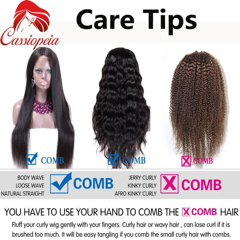 Virgin Brasilian Human Hair Kinky Curly Full Lace Paryks Vänster Del Naturlig Färg Gluvlös Lace Front Wig med baby hår för svarta kvinnor