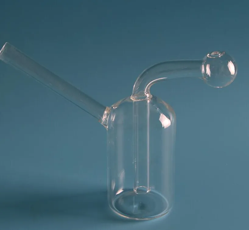 Mini-brûleur à mazout en verre populaire Bong à eau pour plates-formes pétrolières