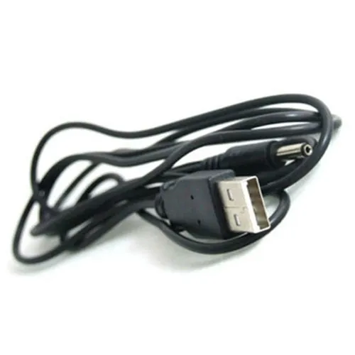 Cavi di ricarica USB da 100 pezzi/lotto cavo di alimentazione DC 2,5 mm a spina USB/jack