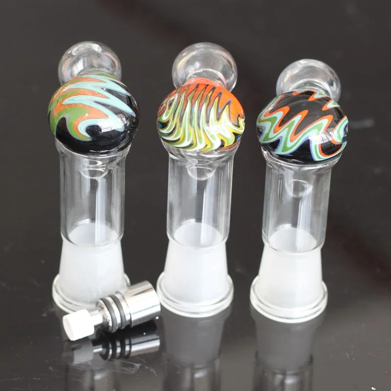 Adaptateur de bong en verre de belle couleur pour adaptateur en verre de vaporisateur d'ego ecigarette de l'adaptateur de vaporisateur en verre de cigarette électronique