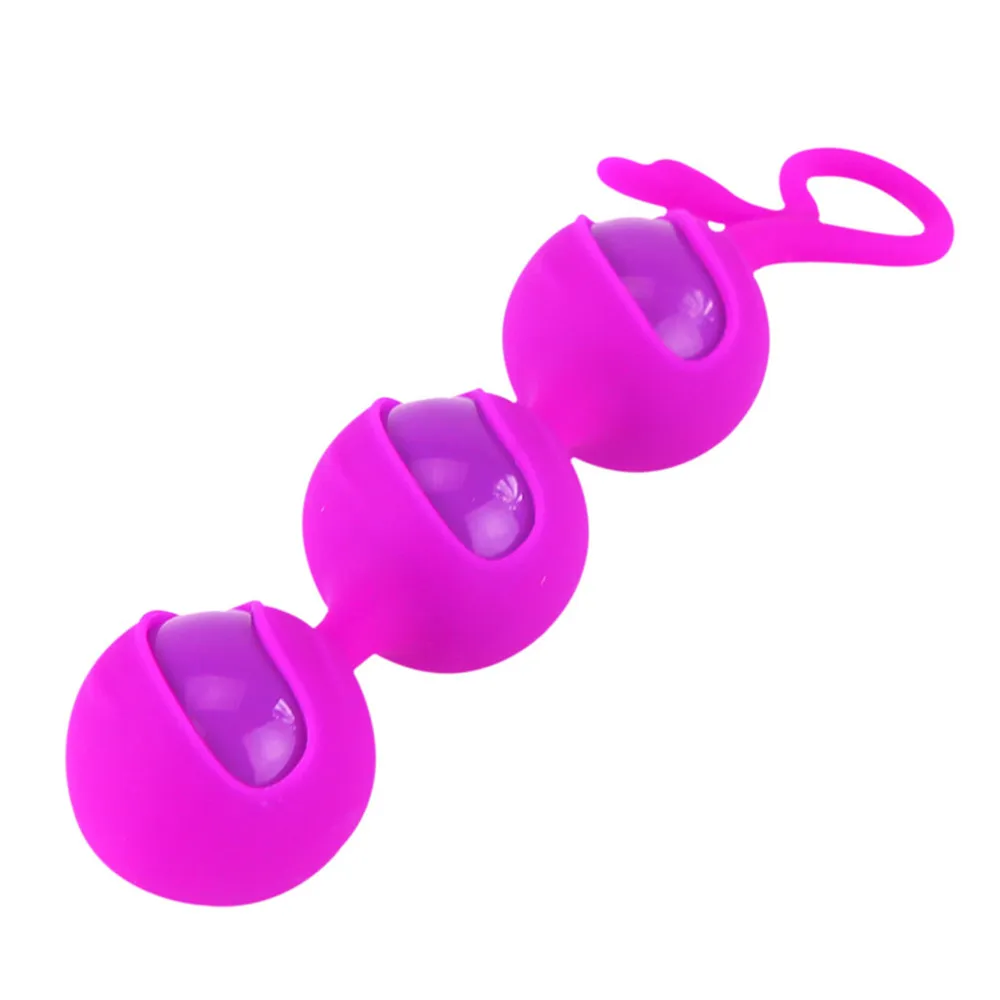 Bolas vaginales de silicona Bolas anales Butt Plug estimulador de ano en juegos para adultos, juguetes eróticos para mujeres