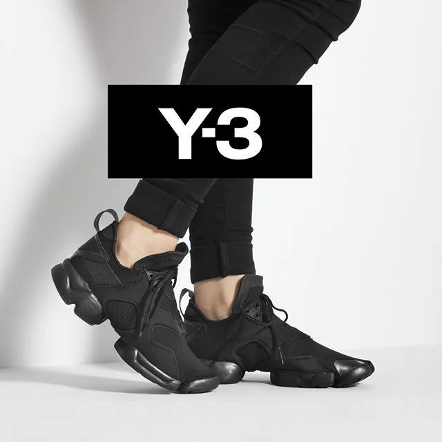 Y 3 KOHNA Triple Black Mens Sneakers AQ5521 Y3 Casual Shoes Boost For Men Walking Shoe Size 39 