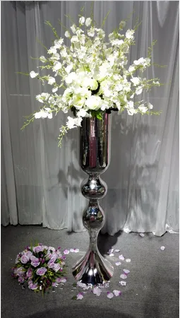 Tall Bead Shape Flower Stand / Trompet Metal Stand for Flower Regeling