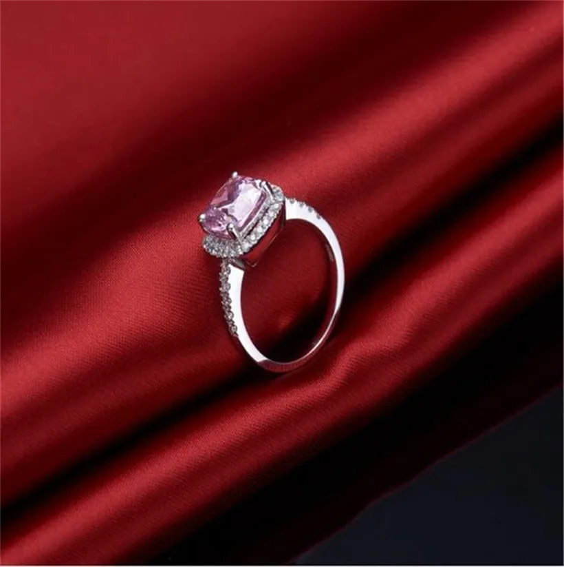 Мода 3CT Princess Cut Rink Gemstone Ring