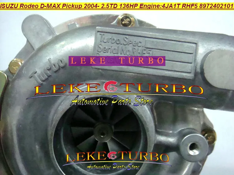 ISUZU Rodeo D-MAX Pick-up 2004- 2.5L TD 136HP 4JA1T RHF5 8972402101 turbocharger (1)