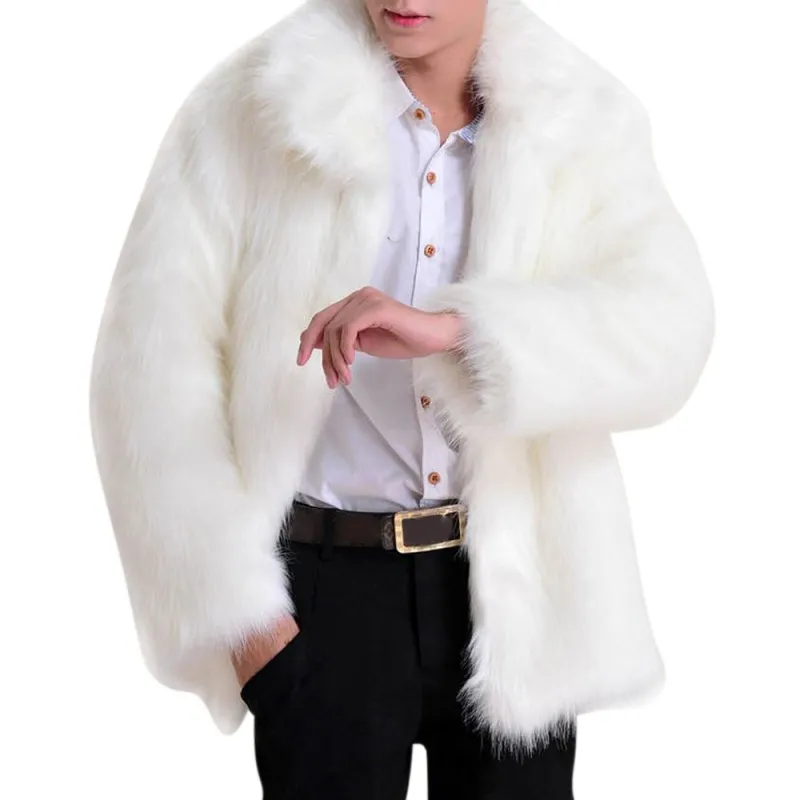 All'ingrosso- Giacca per capelli da uomo moda in pelliccia sintetica Cappotto da donna Giacca da uomo in ecopelle di lusso Giacche da uomo Parker Luxury Fur Coat Caratteristiche