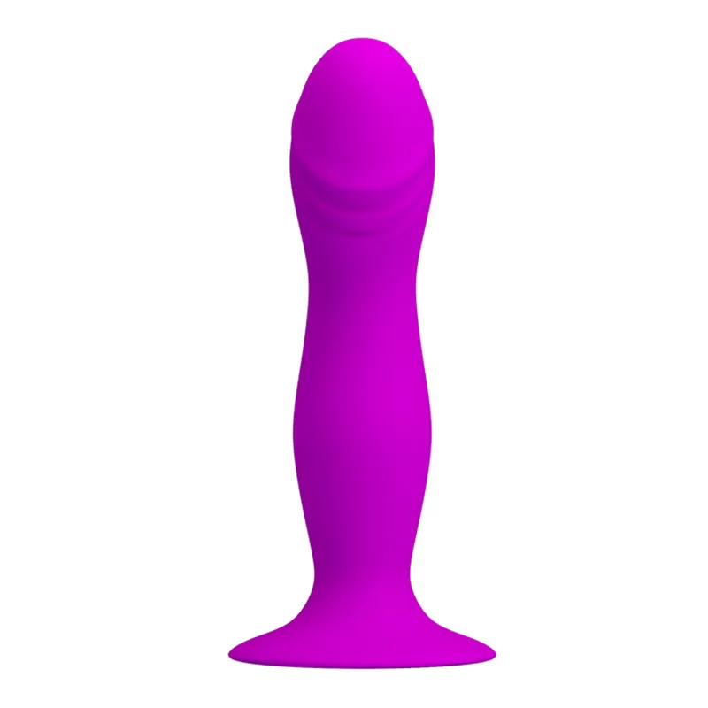 Female Masturbation Dildo Anal Plug with Suction Cup Flexible Realistic Penis Butt Plugs Sex Toys for Women3987185