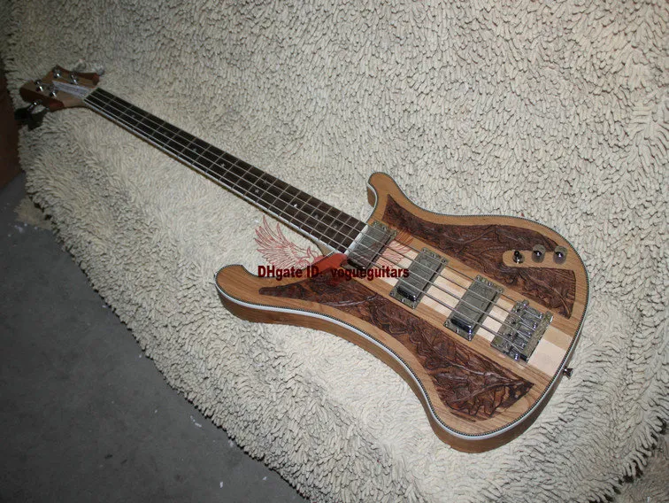 Custom 4003 Bass 4 string Bass Guitar wood Manual sculpture Electric bass colored VOS Speical Offer Made in China A1119