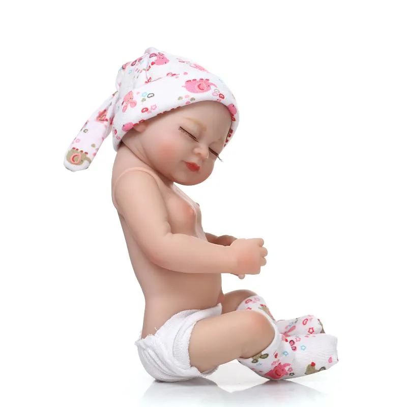 28cm Realistisk Fashion Doll Mini Collection Full Silicone Reborn Toy Gift för Baby Jul och Födelsedag