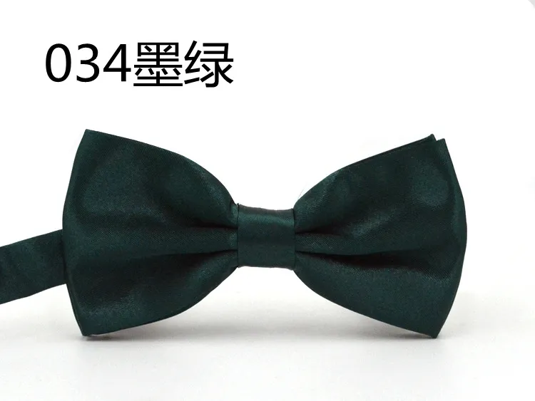 Bow ties Adjust the buckle solid color bowknot Occupational bowtie for Father's Day tie Christmas Gift