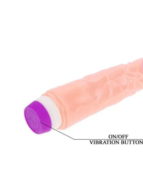 BAILE Sex Products For Women 200mm Realistic Penis Vibrating Dildos Vibrators Waterproof Massager Flexible Dong Adult Sex Toys q4201