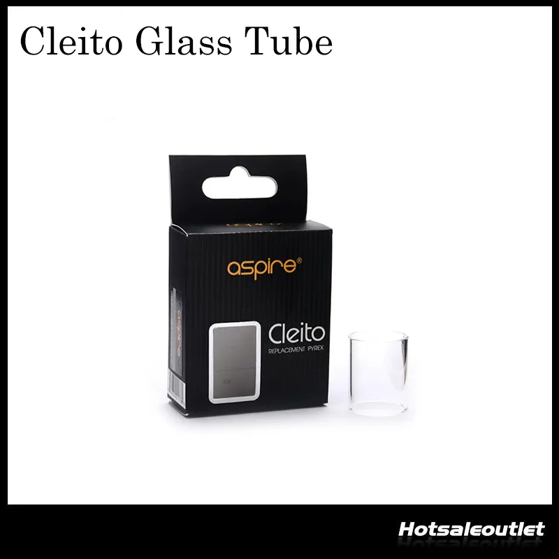 Aspire Cleito Replacement Pyrex Glass Tube 5ml&3.5ml for Aspire Cleito Sub ohm Tank 100% Original