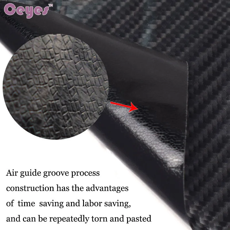 20152cm bricolage autocollant de voiture 5D carbone haute brillance Film vinyle emballage Auto Fiber de carbone vinyle Film Fibra de Carbono Black6340702