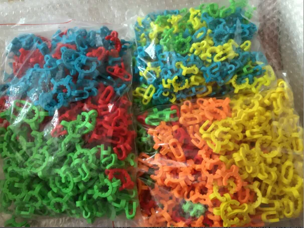 10mm 14mm 19mm Smoking K-Clips in plastica Keck Clip Lab Morsetti Morsetti Accessori connessioni adattatore Bong in vetro