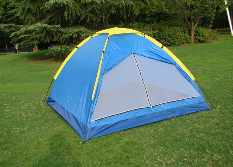 Wholesale outdoor waterproof camping traveling fishing 2 person tent Portable UV-resistant Rain 200x150cm