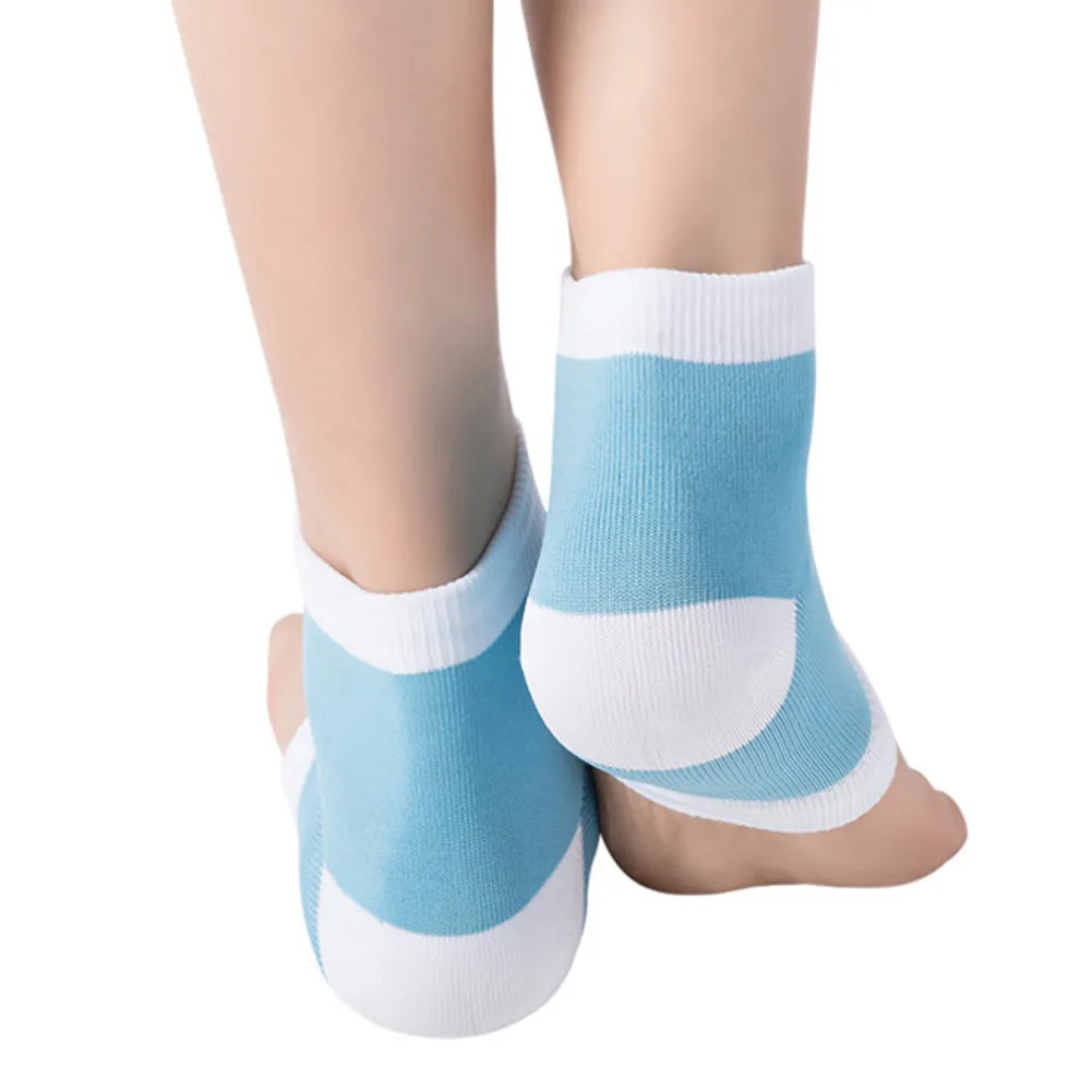 Unisex Gel Heel Socks Moisturing Spa Gel Socks feet care Cracked Foot Dry Hard Skin Protector Foot Care Tool