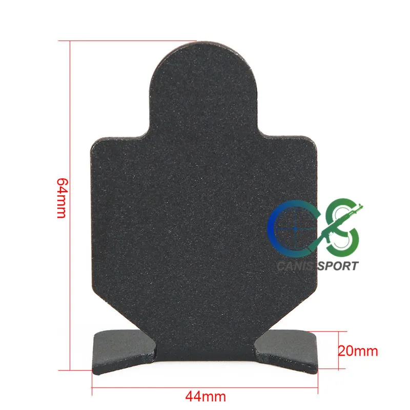 New Arrival Tactical Black Shooting Target  64x44x20mm for Outdoor Sport Shooting Use CL33-0180A