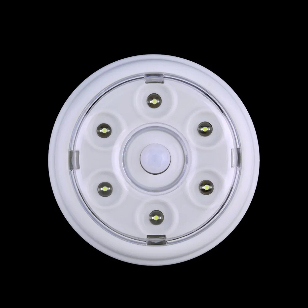 6 LED Draadloze Infrarood PIR Auto Sensor Motion Detector Batterij Powered Deur Wandlicht Lamp Top Sale