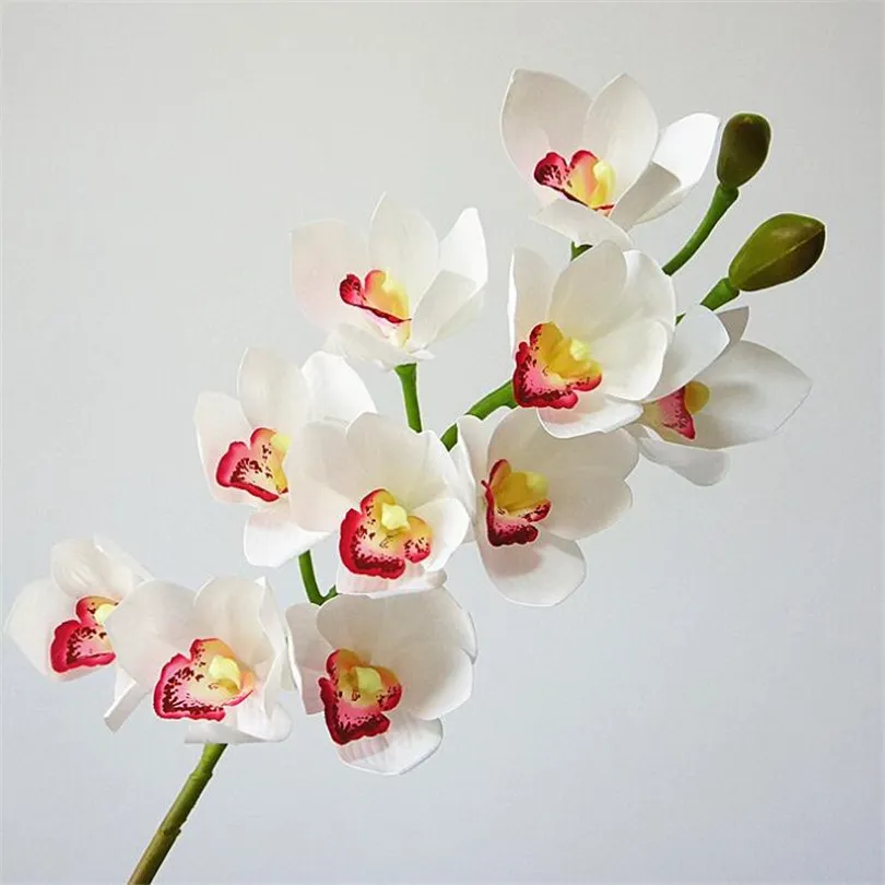 ONCHID ONE PU PU ORCHIDS 3D Effetto di stampa 3D CyMidia Artificiale Orchide touch e centrotavola di nozze Fiori decorativi la casa