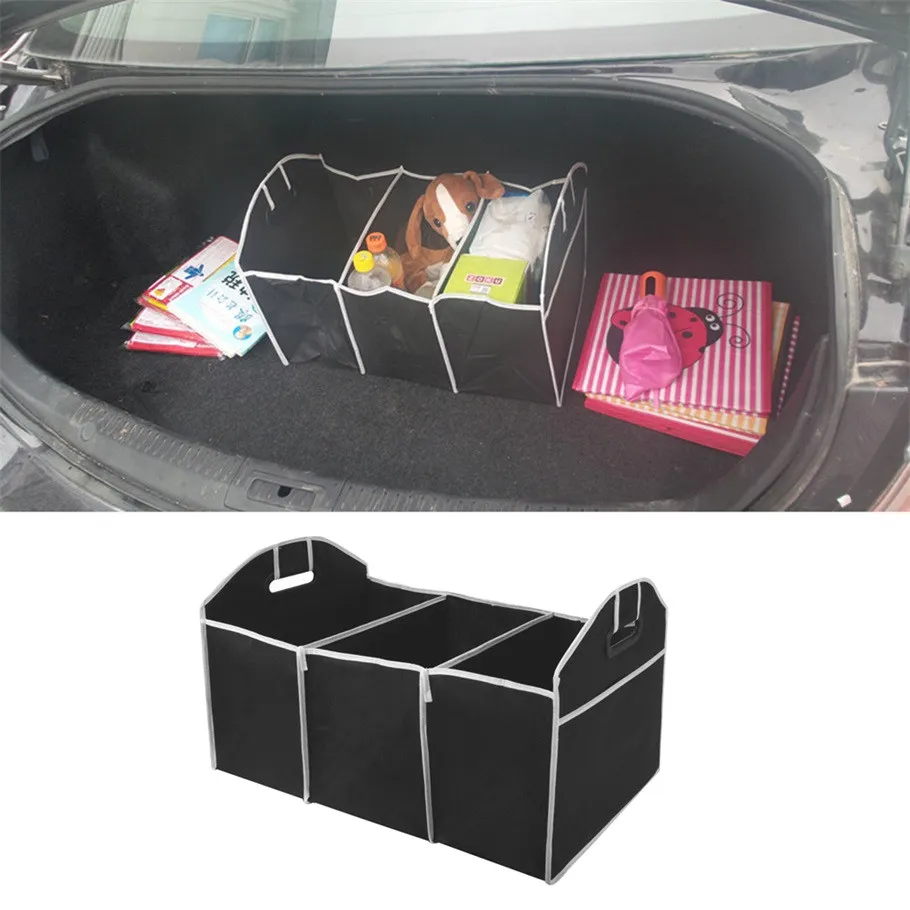 Fällbar bil arrangör Boot Stuff matförvaring påsar väska väska Box Trunk arrangör bil stowing städning interiör tillbehör hopfällbar