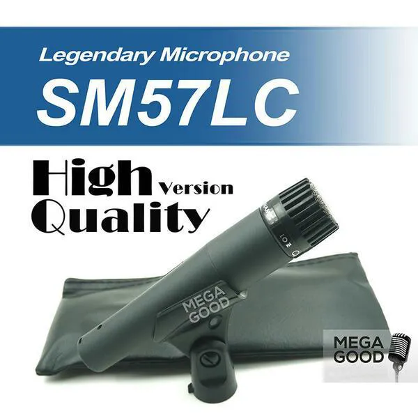 판매 고품질 버전 SM 57 57LC SM 57 SM57LC 다이나믹 핸드 헬드 가라오케 유선 마이크 microfone fio microfono Mic Free Mikrafon